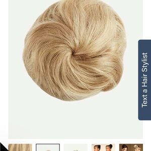 Blonde Hair Bun